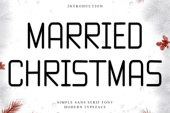 Married Christmas Font - Featured Image