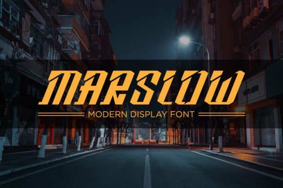 Marslow Font - Featured Image