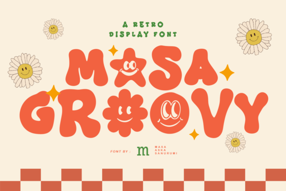 Masa Groovy Font - Featured Image