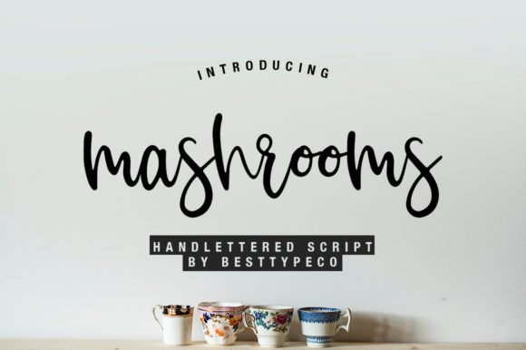 Mashrooms Font - Featured Image