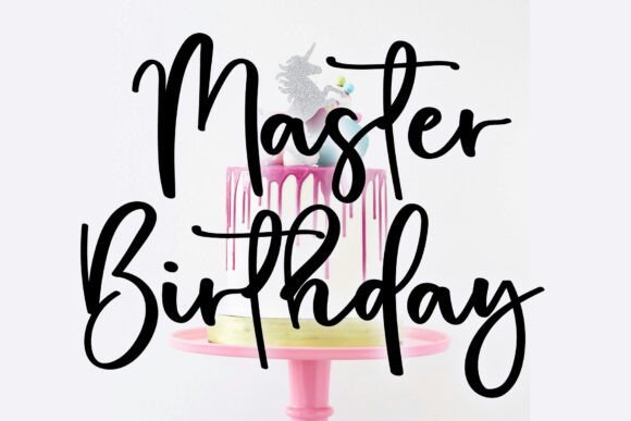 Master Birthday Font Download for Desktop