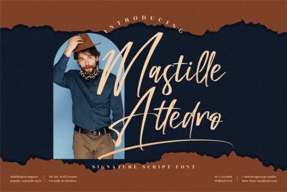 Mastille Attedro Font - Featured Image