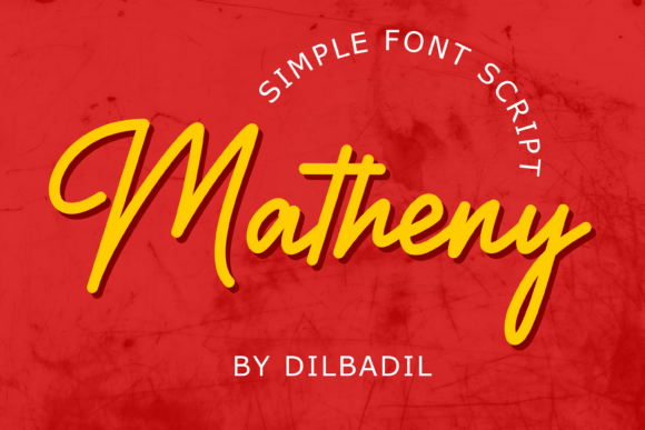 Matheny Font - Featured Image