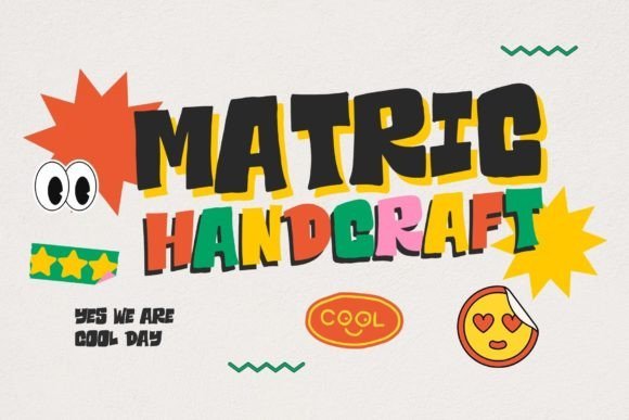Matric Handcraft Font - Featured Image