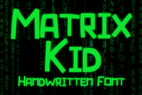 Matrix Kid Font - Featured Image