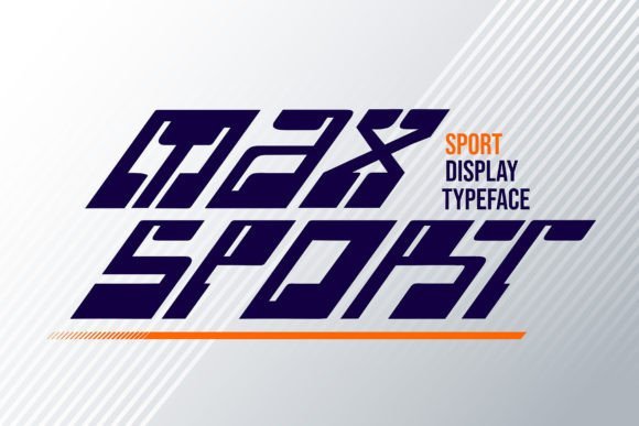 Max Sport Font - Featured Image