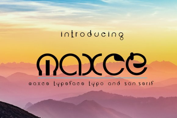Maxce Font Download for Desktop