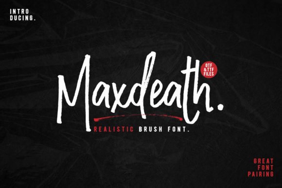 Maxdeath Font - Featured Image