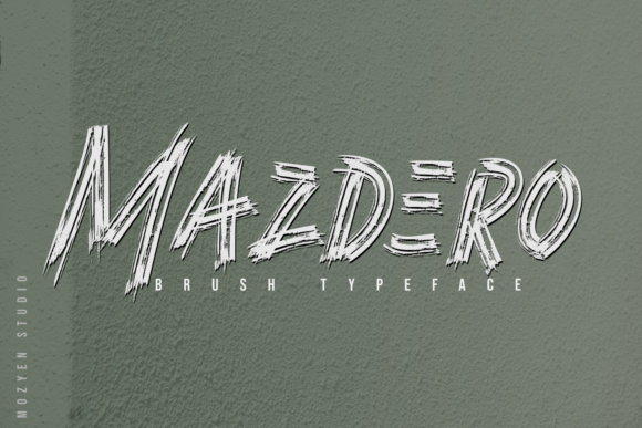 Mazdero Font - Featured Image