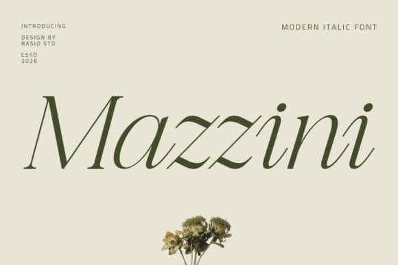 Mazzini Font - Featured Image