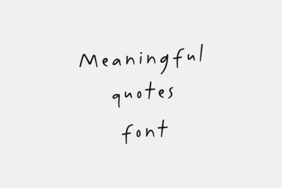 Meaningful Quotes Font - Featured Image