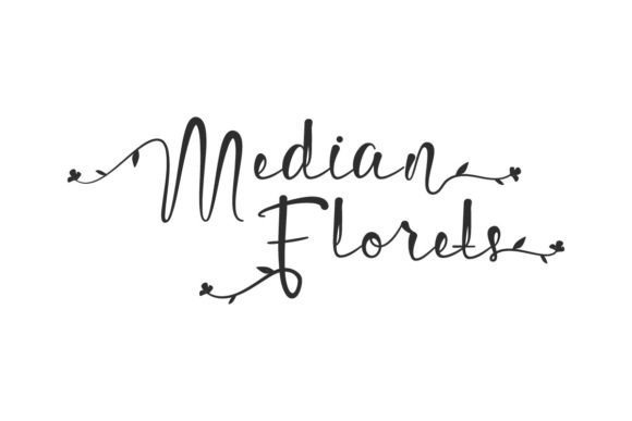 Median Florets Font - Featured Image