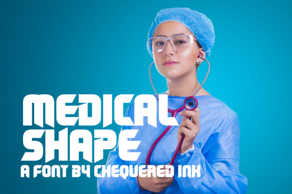 Medical Shape Font - Featured Image