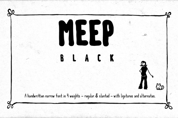 Meep Black Font Download for Desktop