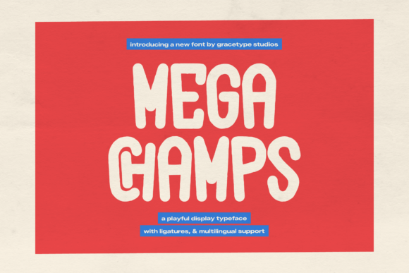 Mega Champs Font - Featured Image