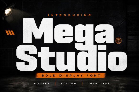 Mega Studio Font - Featured Image
