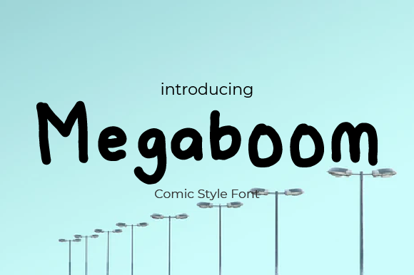 Megaboom Font - Featured Image