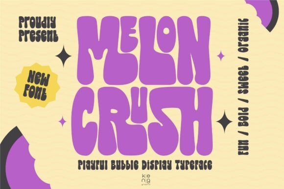 Melon Crush Font - Featured Image