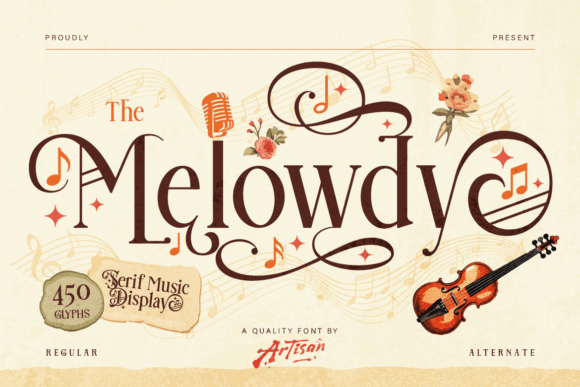 Melowdy Font - Featured Image