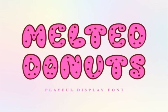Melted Donuts Font - Featured Image