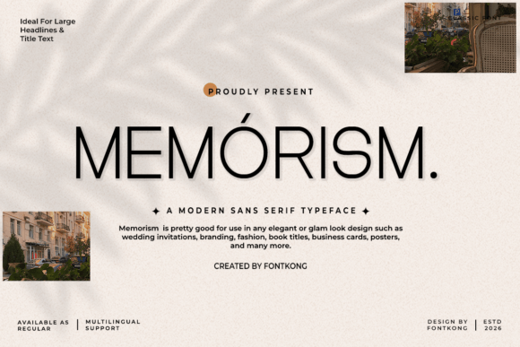 Memorism Font Download for Desktop