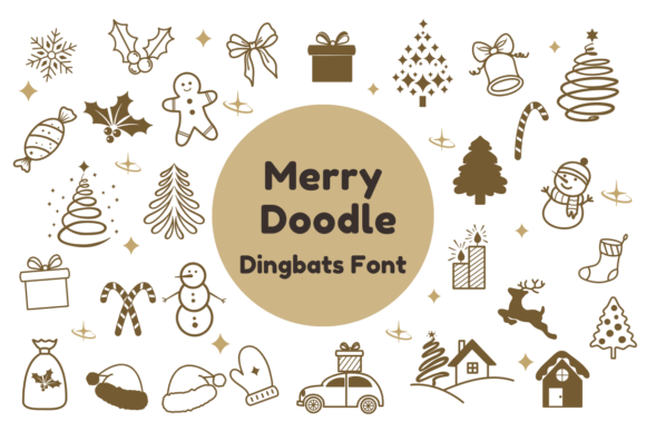 Merry Doodle Font - Featured Image