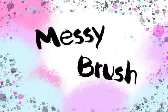 Messy Brush Font - Featured Image