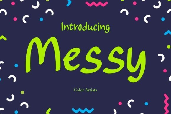 Messy Font - Featured Image