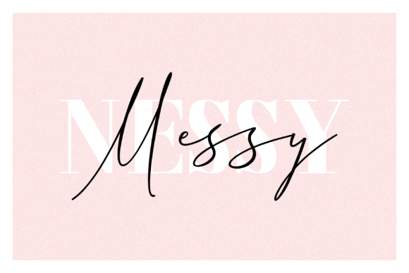Messy Nessy Duo Font - Featured Image