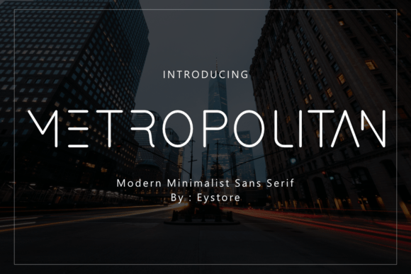 Metropolitan Font - Featured Image