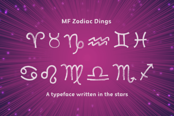 Mf Zodiac Dings Font - Featured Image