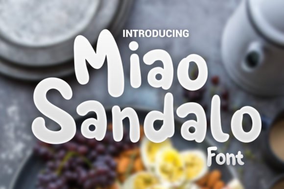 Miao Sandalo Font - Featured Image
