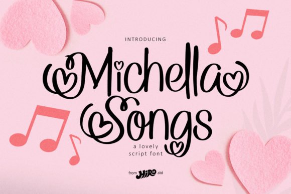 Michella Songs Font - Featured Image