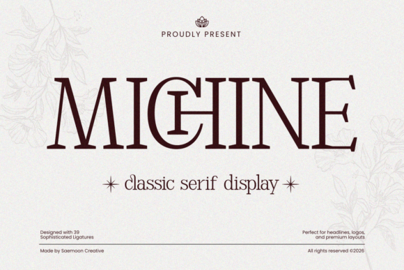 Michine Font Download for Desktop