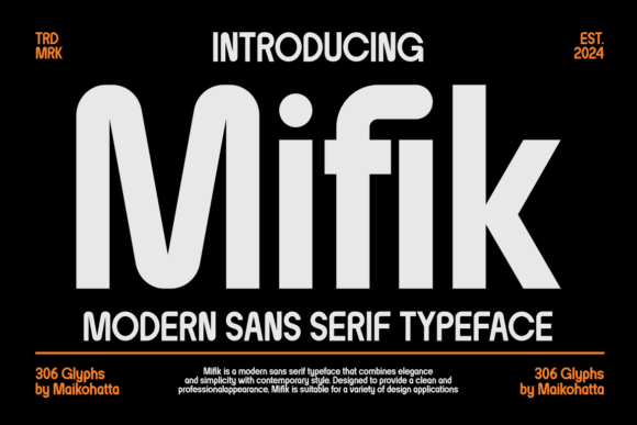 Mifik Font Download for Desktop