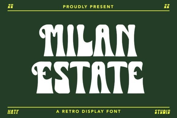Milan Estate Font - Featured Image