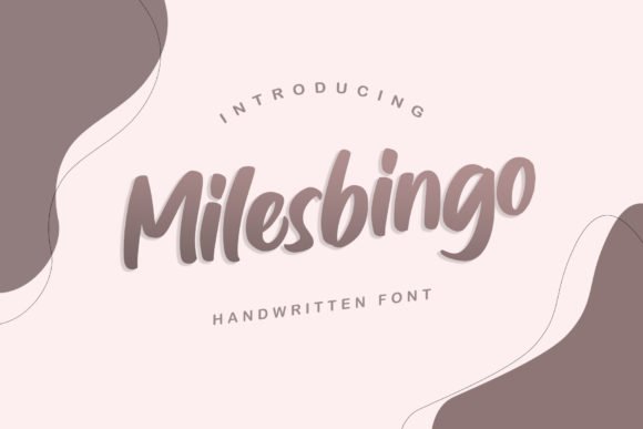 Milesbingo Font - Featured Image
