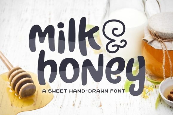 Milk & Honey Font - Featured Image