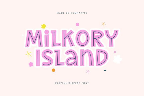 Milkory Island Font - Featured Image