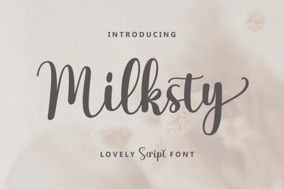 Milksty Font - Featured Image
