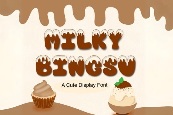 Milky Bingsu Font - Featured Image
