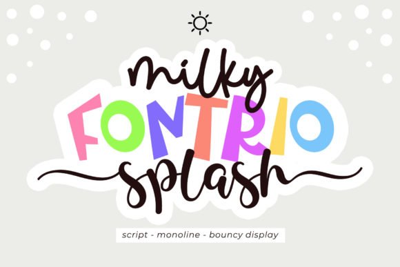 Milky Splash Font - Featured Image