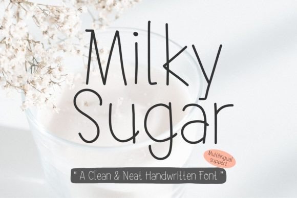 Milky Sugar Font - Featured Image