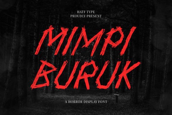 Mimpi Buruk Font - Featured Image