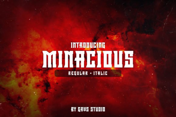 Minacious Font Download for Desktop