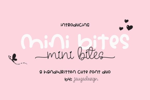 Mini Bites Font - Featured Image