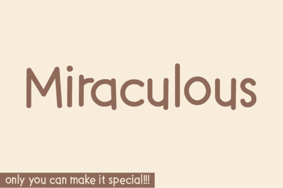 Miraculous Font Download for Desktop
