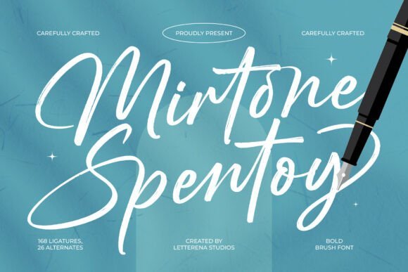 Mirtone Spentoy Font - Featured Image