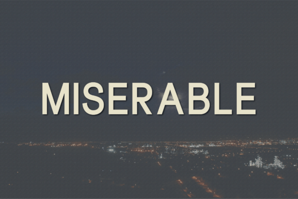 Miserable Font - Featured Image