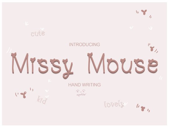 Missy Mouse Font Download for Desktop